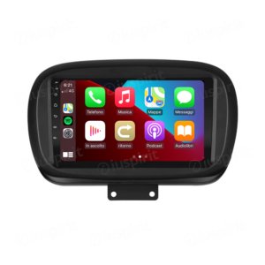 ANDROID autoradio navigatore per Fiat 500X 2014-2019 CarPlay Android Auto GPS USB WI-FI Bluetooth 4G LTE
