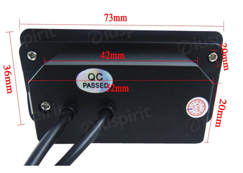 Telecamera retromarcia specifica luce targa per BMW serie 1 serie 3 serie 5 BMW X5 X6 E39 E81 E87 E90 E91 E92 E60 E61 E70 retrocamera - immagine 5