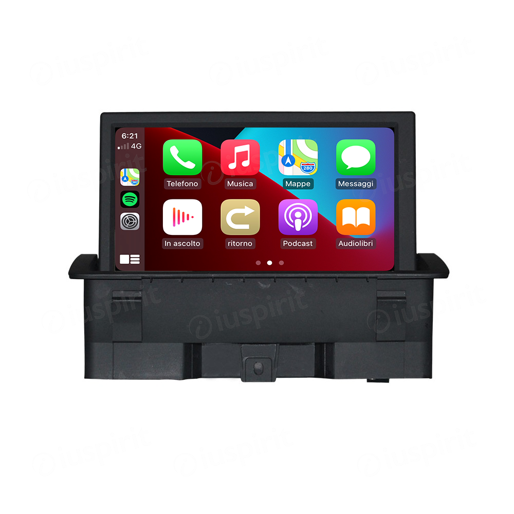 ANDROID navigatore per Audi A1 2010-2016 CarPlay Android Auto GPS WI-FI Bluetooth 8GB RAM 64GB ROM