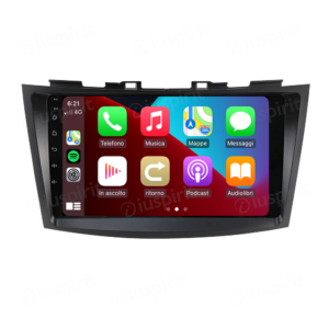 ANDROID autoradio navigatore per Suzuki Swift 2011-2015 CarPlay Android Auto GPS USB WI-FI Bluetooth 4G LTE