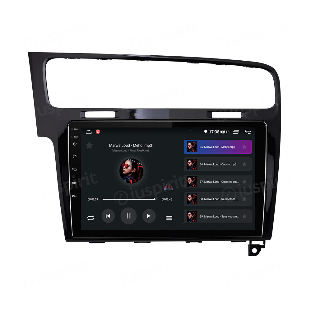 ANDROID autoradio navigatore per VW Golf 7 2014-2020 CarPlay Android Auto GPS USB WI-FI Bluetooth 4G LTE Nero Lucido - immagine 6