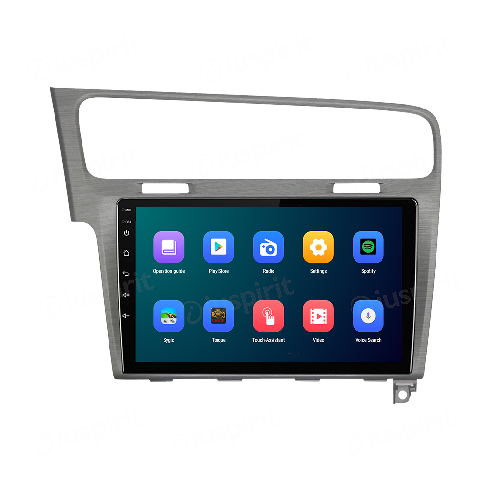 ANDROID autoradio navigatore per VW Golf 7 2014-2020 CarPlay Android Auto GPS USB WI-FI Bluetooth 4G LTE Grigio Satinato - immagine 4