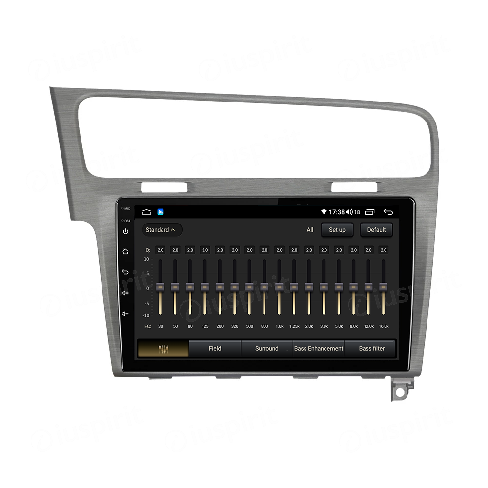 ANDROID autoradio navigatore per VW Golf 7 2014-2020 CarPlay Android Auto GPS USB WI-FI Bluetooth 4G LTE Grigio Satinato - immagine 5