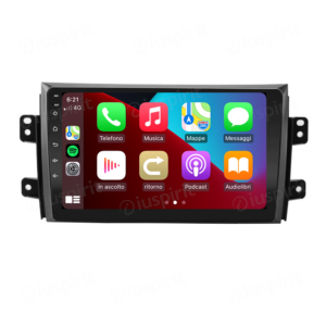 ANDROID autoradio navigatore per Fiat Sedici 16 Suzuki SX4 2006-2012 CarPlay Android Auto GPS USB WI-FI Bluetooth 4G LTE