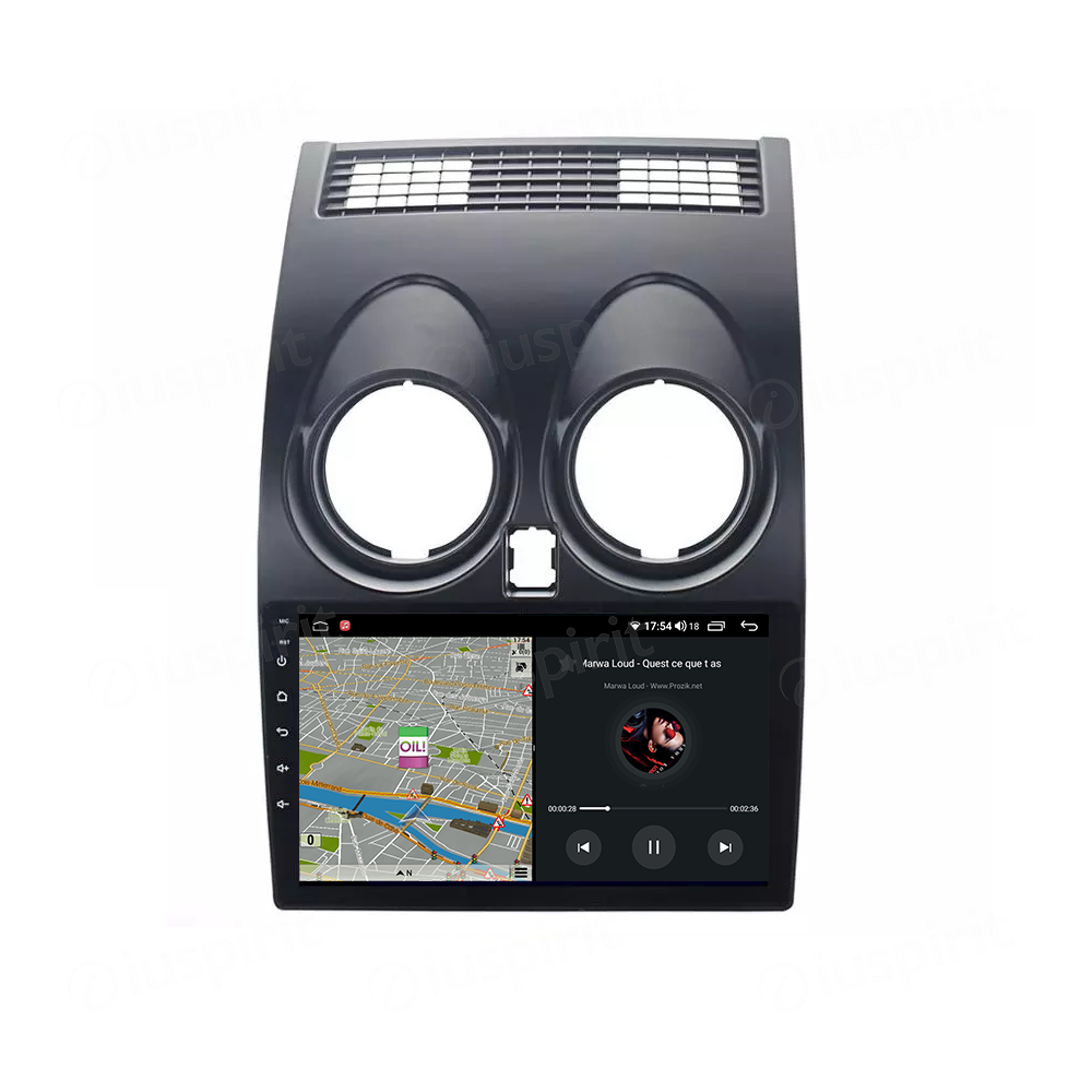 ANDROID autoradio navigatore per Nissan Qashqai J10 2007-2013 CarPlay Android Auto GPS USB WI-FI Bluetooth 4G LTE - immagine 4