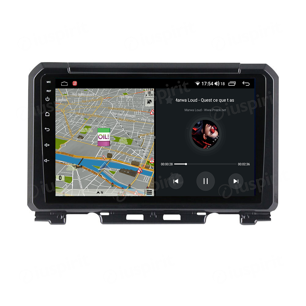 ANDROID autoradio navigatore per Suzuki Jimny 2018-2024 CarPlay Android Auto GPS USB WI-FI Bluetooth 4G LTE - immagine 4