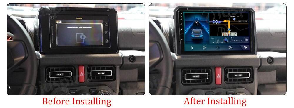 ANDROID autoradio navigatore per Suzuki Jimny 2018-2024 CarPlay Android Auto GPS USB WI-FI Bluetooth 4G LTE - immagine 8