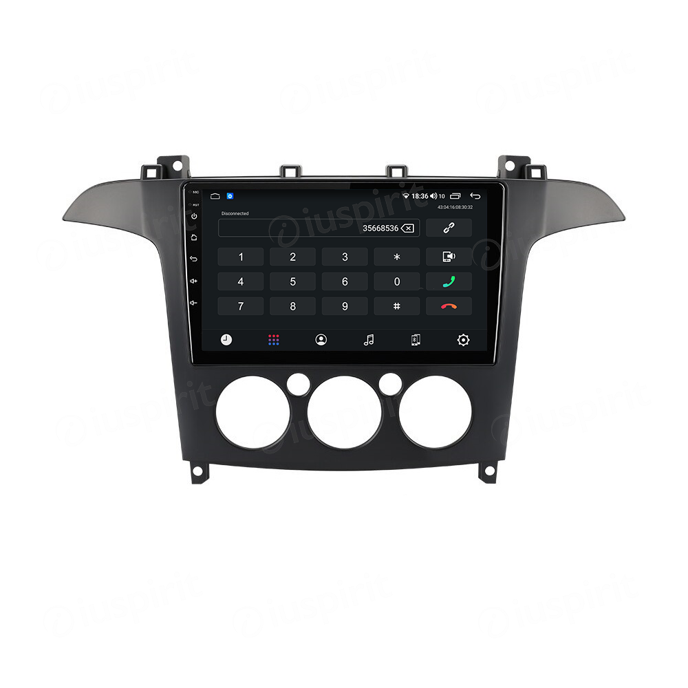 ANDROID autoradio navigatore per Ford S-Max Ford Galaxy 2006-2013 Manual CarPlay Android Auto GPS USB WI-FI Bluetooth 4G LTE - immagine 2