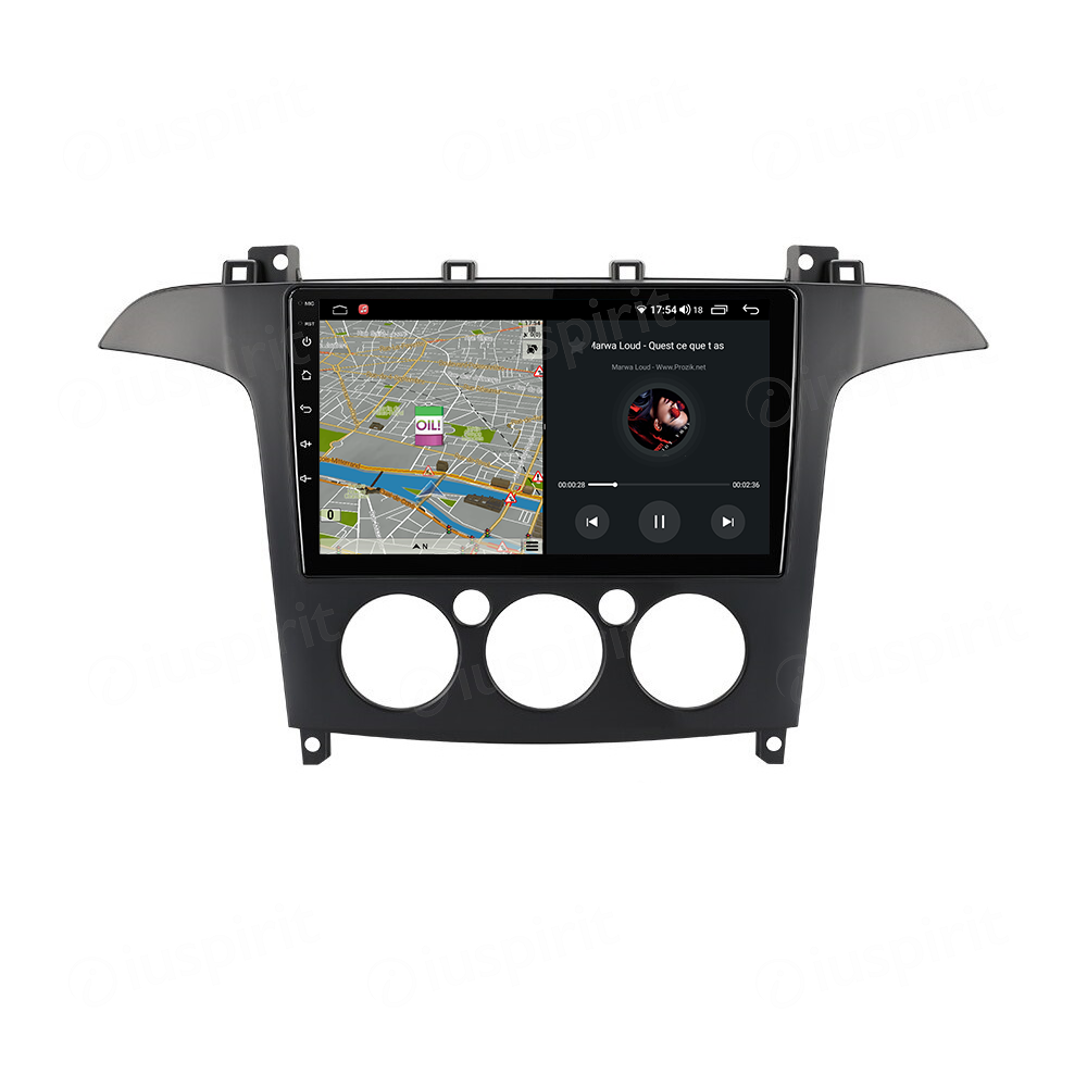 ANDROID autoradio navigatore per Ford S-Max Ford Galaxy 2006-2013 Manual CarPlay Android Auto GPS USB WI-FI Bluetooth 4G LTE - immagine 4