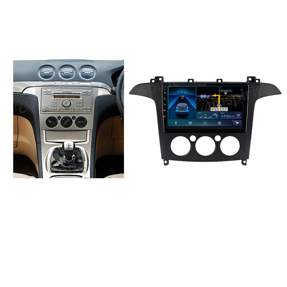 ANDROID autoradio navigatore per Ford S-Max Ford Galaxy 2006-2013 Manual CarPlay Android Auto GPS USB WI-FI Bluetooth 4G LTE - immagine 8