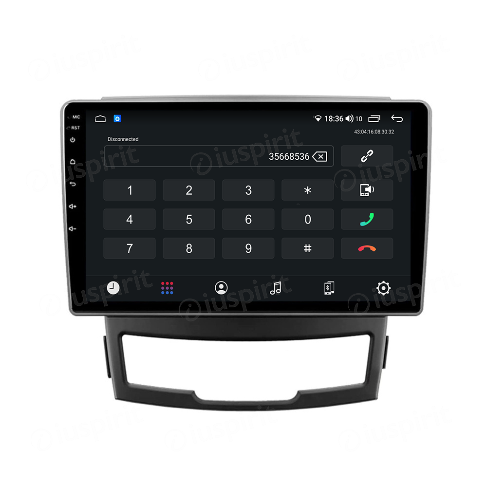 ANDROID autoradio navigatore per SsangYong Korando 3 2010-2013 CarPlay Android Auto GPS USB WI-FI Bluetooth 4G LTE - immagine 2