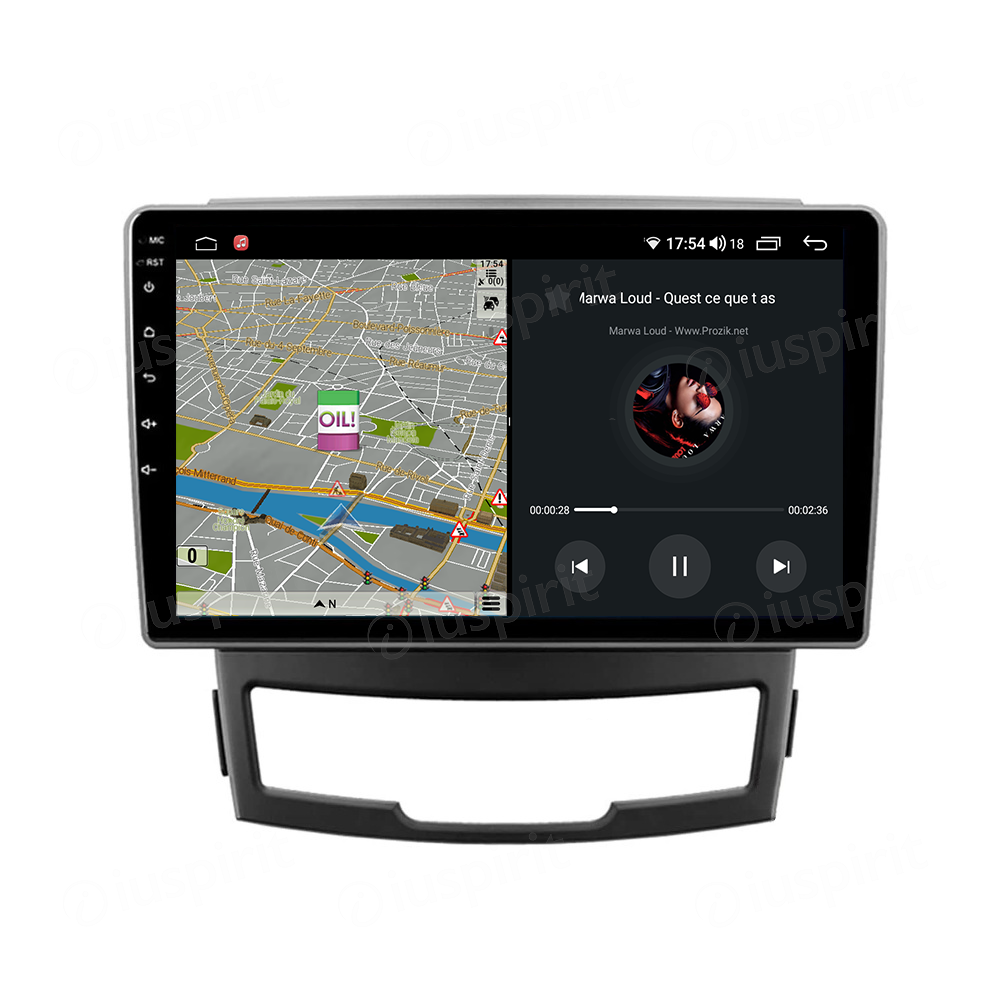 ANDROID autoradio navigatore per SsangYong Korando 3 2010-2013 CarPlay Android Auto GPS USB WI-FI Bluetooth 4G LTE - immagine 5