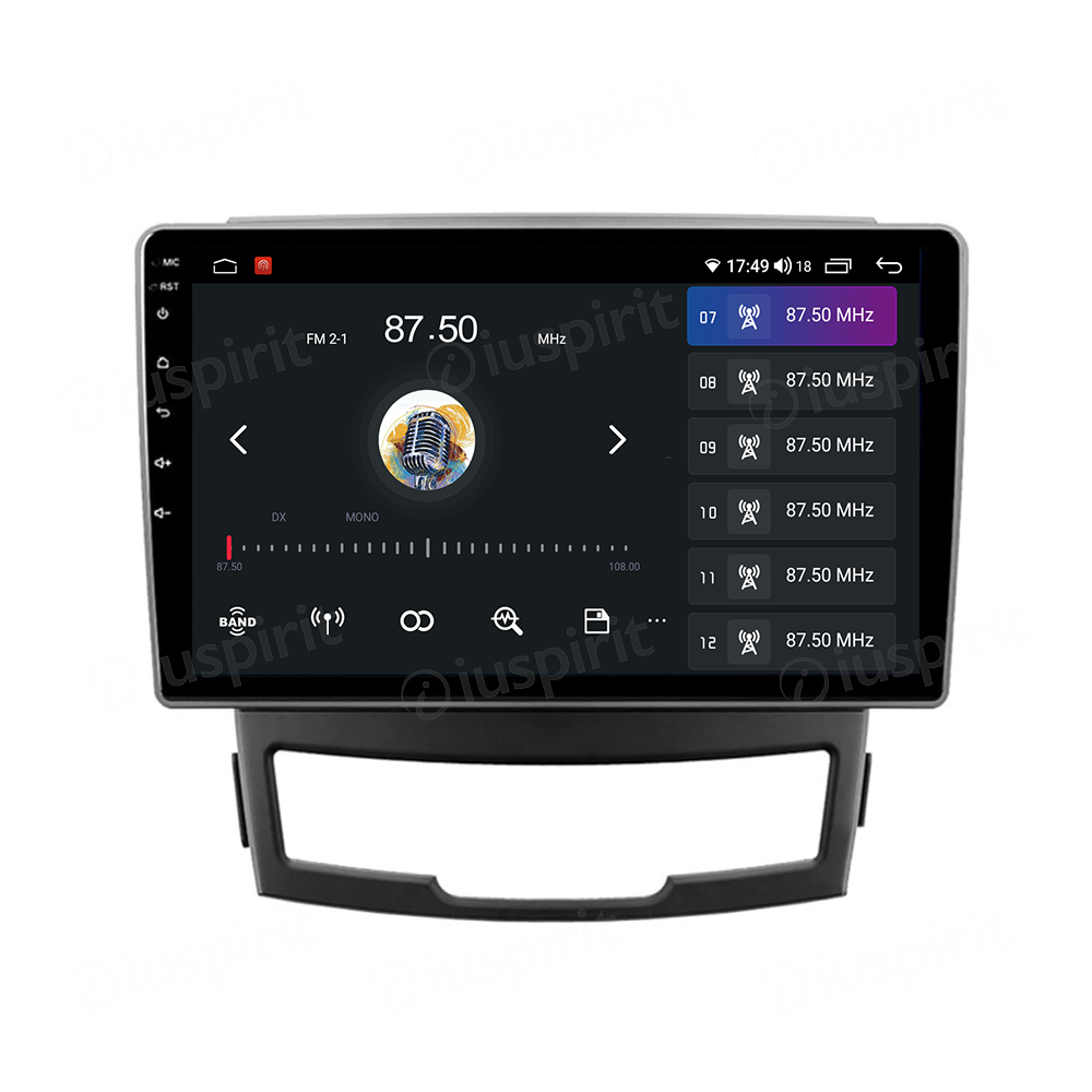 ANDROID autoradio navigatore per SsangYong Korando 3 2010-2013 CarPlay Android Auto GPS USB WI-FI Bluetooth 4G LTE - immagine 7