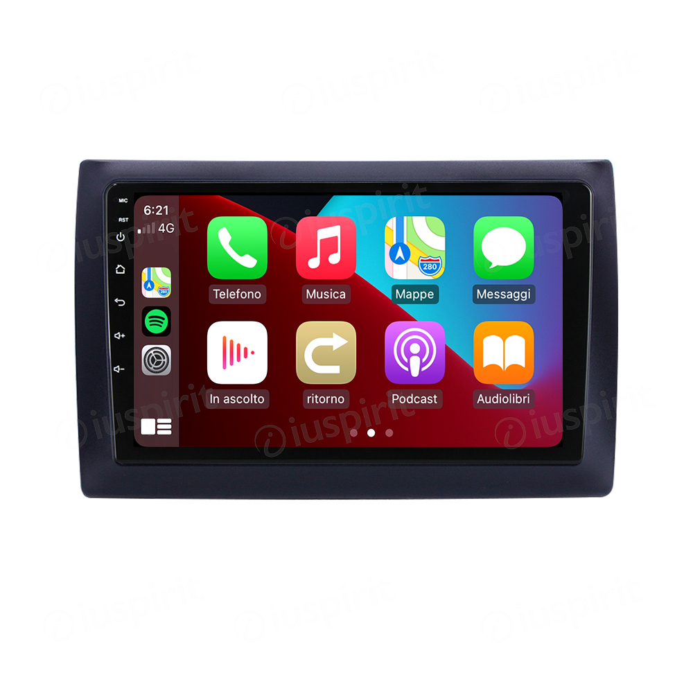 ANDROID autoradio navigatore per Fiat Stilo 2002-2010 CarPlay Android Auto GPS USB WI-FI Bluetooth 4G LTE