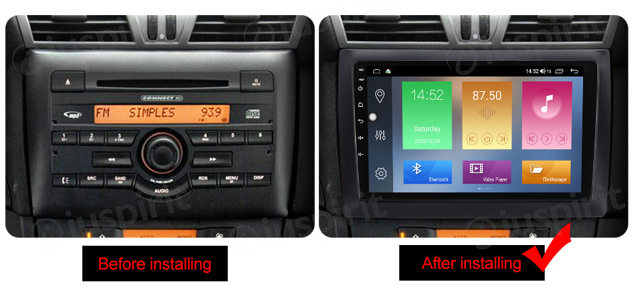 ANDROID autoradio navigatore per Fiat Stilo 2002-2010 CarPlay Android Auto GPS USB WI-FI Bluetooth 4G LTE - immagine 8