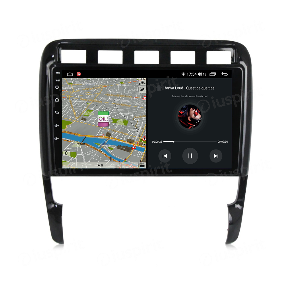 ANDROID autoradio navigatore per Porsche Cayenne 2003-2010 CarPlay Android Auto GPS USB WI-FI Bluetooth 4G LTE - immagine 4