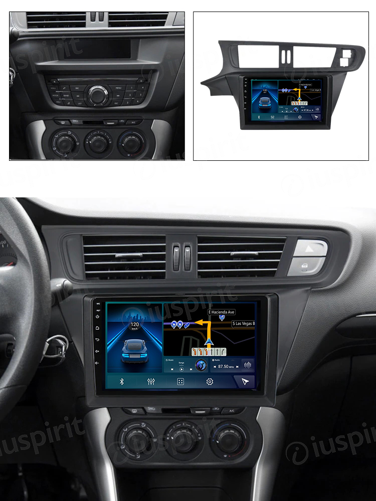 ANDROID autoradio navigatore per Citroen C3-XR 2010-2015 CarPlay Android Auto GPS USB WI-FI Bluetooth 4G LTE - immagine 8