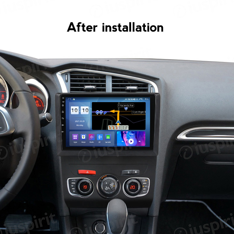 ANDROID autoradio navigatore per Citroen C4 C4L DS4 2012-2016 CarPlay Android Auto GPS USB WI-FI Bluetooth 4G LTE - immagine 8