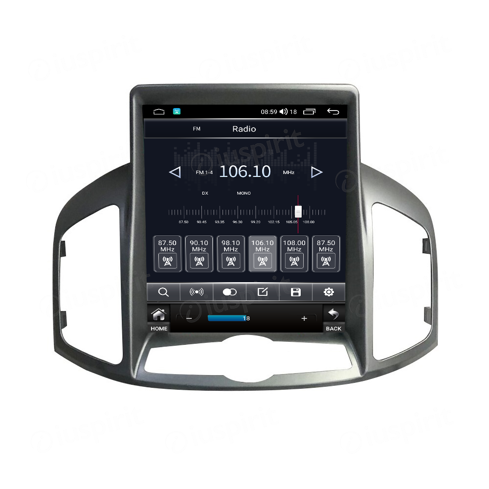 ANDROID autoradio navigatore per Chevrolet Captiva 2013-2017 stile tesla CarPlay Android Auto GPS USB WI-FI Bluetooth 4G LTE - immagine 6