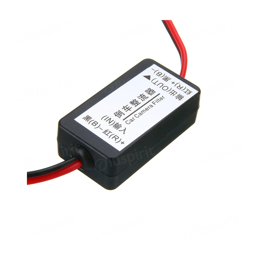 Relè raddrizzatore di immagine per telecamera vista posteriore, raddrizzatore filtro del condensatore di potenza 12V per la telecamera di retromarcia - immagine 5