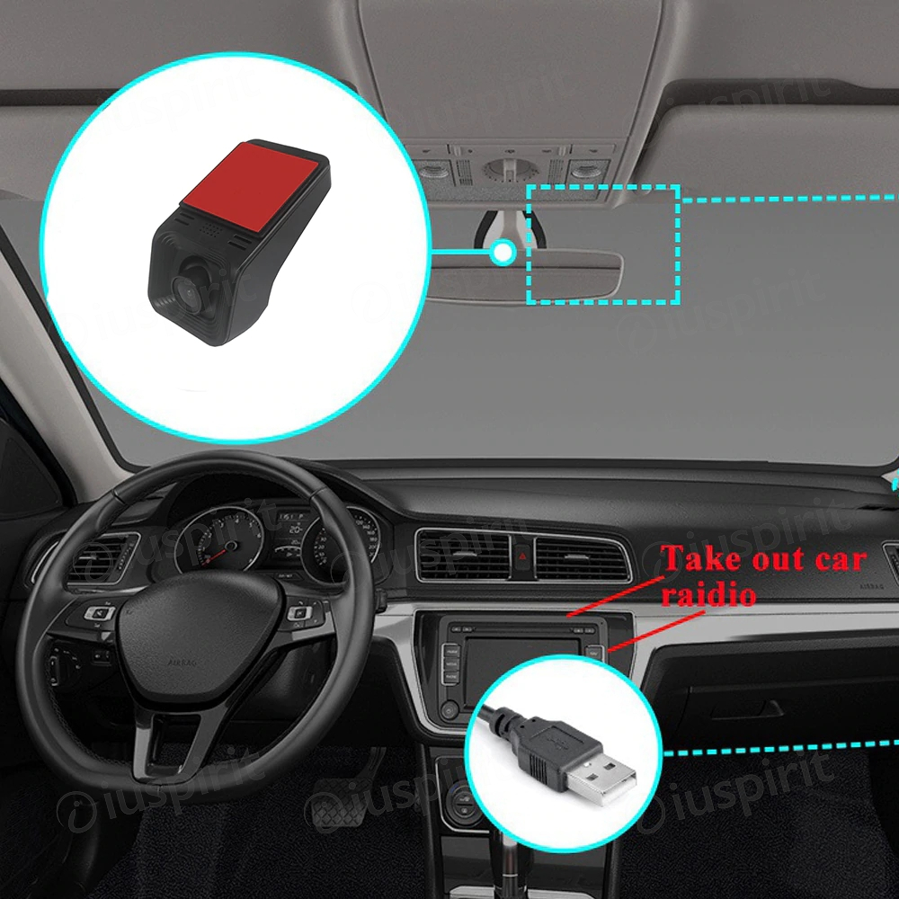 DVR DASH CAM for ANDROID car radios HD mini front USB 2.0 Digital Video Recorder - Image 6