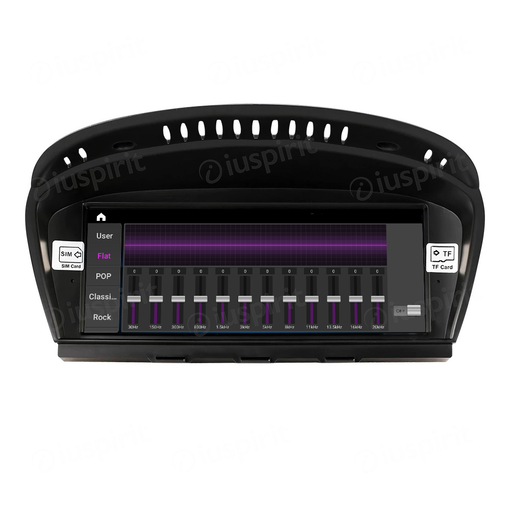 ANDROID navigatore per BMW Serie 3 E90 E91 E92 E93 BMW Serie 5 E60 E63 E64 Sistema originale CCC CarPlay Android Auto WI-FI GPS 4G LTE Bluetooth 4GB RAM 64GB ROM - immagine 5