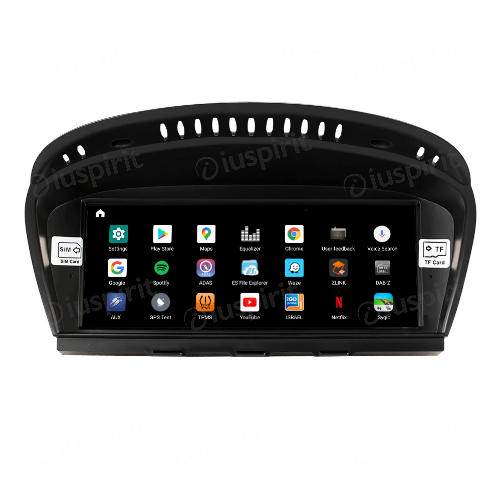 ANDROID navigatore per BMW Serie 3 E90 E91 E92 E93 BMW Serie 5 E60 E63 E64 Sistema originale CCC CarPlay Android Auto WI-FI GPS 4G LTE Bluetooth 4GB RAM 64GB ROM - immagine 7