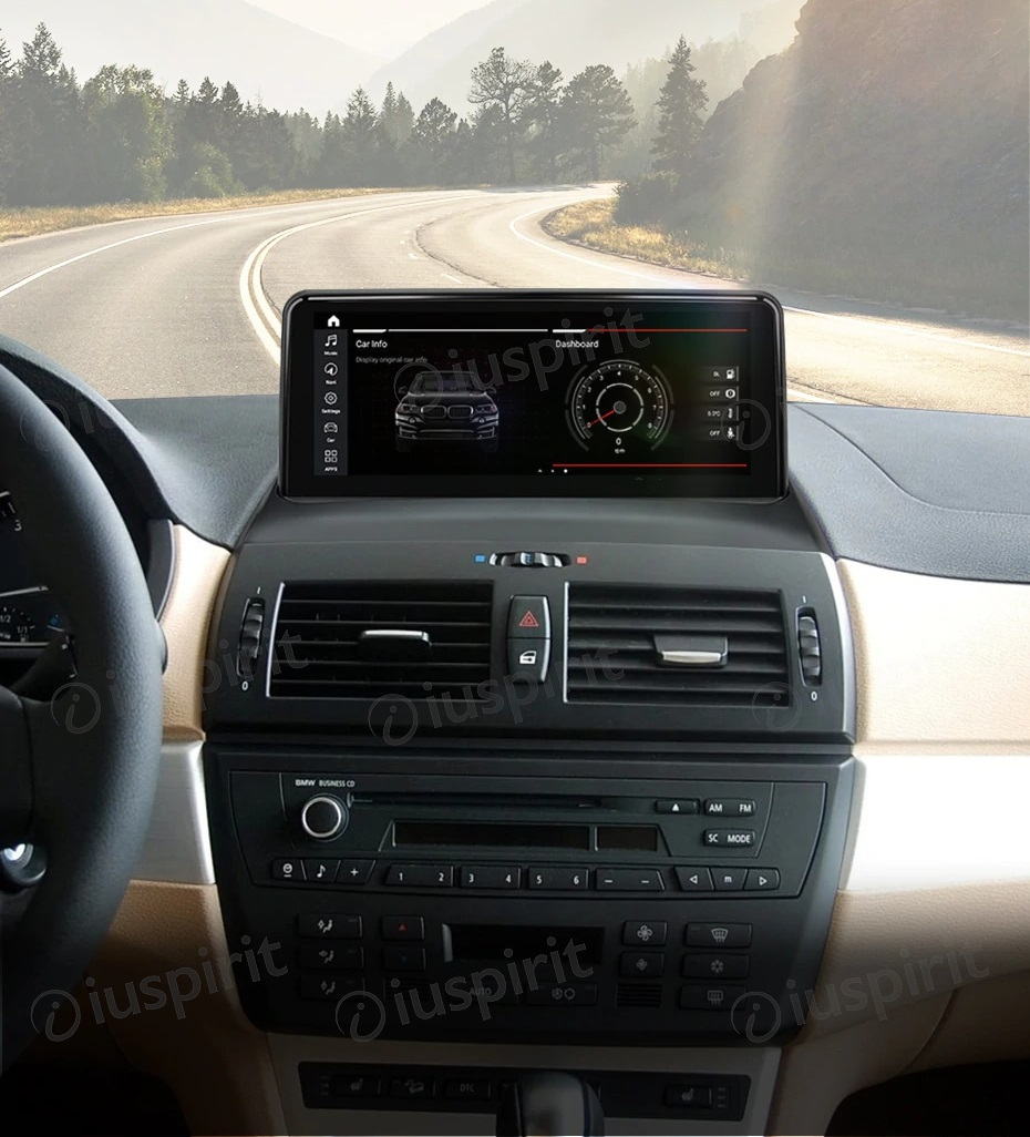 ANDROID navigatore per BMW X3 E83 2004-2009 Senza il monitor della fabbrica 10.25 pollici CarPlay Android Auto WI-FI GPS 4G LTE Bluetooth 4GB RAM 64GB ROM - immagine 9