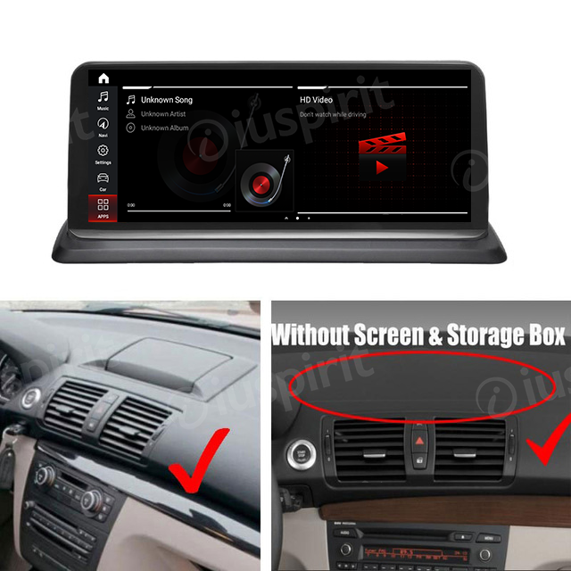 ANDROID navigatore per BMW serie 1 BMW E81 BMW E82 BMW E87 BMW E88 10.25 pollici CarPlay Android Auto WI-FI GPS 4G LTE Bluetooth 4GB RAM 64GB ROM - immagine 4