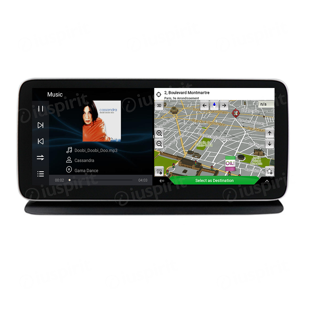 Navigatore ANDROID per Mercedes Classe CLS W218 2011-2012 NTG 4.0 CarPlay Android Auto 10,25 pollici 4GB RAM 64GB ROM Octa-Core Bluetooth GPS WI-FI - immagine 5