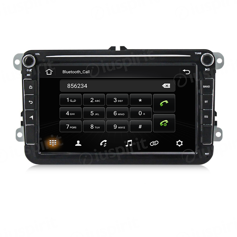 ANDROID autoradio navigatore per VW Golf 5 Golf 6 Passat Tiguan Jetta Polo Touran Caddy Scirocco Skoda Seat GPS WI-FI USB Bluetooth MirrorLink - immagine 4