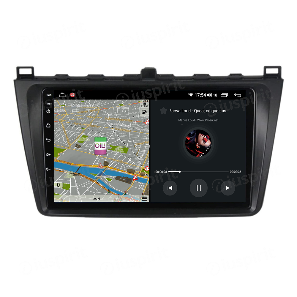 ANDROID autoradio navigatore per Mazda 6 2008-2012 CarPlay Android Auto GPS USB WI-FI Bluetooth 4G LTE - immagine 4