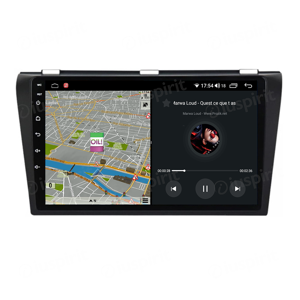 ANDROID autoradio navigatore per Mazda 3 2004-2009 CarPlay Android Auto GPS USB WI-FI Bluetooth 4G LTE - immagine 4