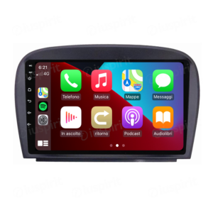 ANDROID autoradio navigatore per Mercedes SL R230 SL350 SL500 SL55 SL600 SL65 2001-2007 CarPlay Android Auto GPS USB WI-FI Bluetooth 4G LTE