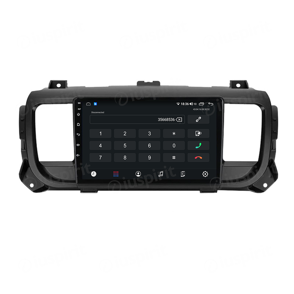 ANDROID autoradio navigatore per Citroen Jumpy 3 Citroen SpaceTourer 1 Peugeot Expert 3 Peugeot Traveler Fiat Scudo Opel Vivaro Toyota Proace CarPlay Android Auto GPS USB WI-FI Bluetooth 4G LTE - immagine 2
