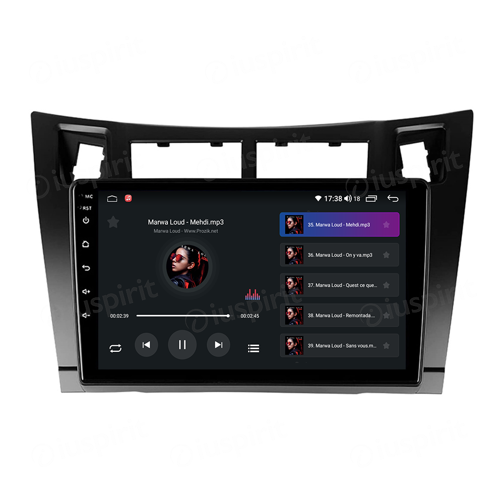 ANDROID autoradio navigatore per Toyota Yaris Daihatsu Charade 2005-2011 CarPlay Android Auto GPS USB WI-FI Bluetooth 4G LTE - immagine 6