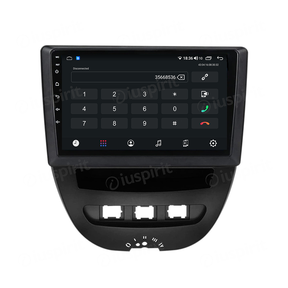ANDROID autoradio navigatore per Peugeot 107 Citroen C1 Toyota Aygo 2005-2014 CarPlay Android Auto GPS USB WI-FI Bluetooth 4G LTE - immagine 2