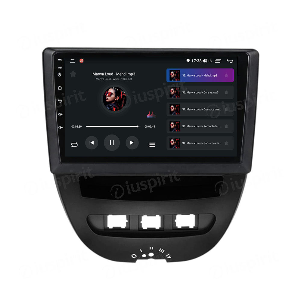 ANDROID autoradio navigatore per Peugeot 107 Citroen C1 Toyota Aygo 2005-2014 CarPlay Android Auto GPS USB WI-FI Bluetooth 4G LTE - immagine 6