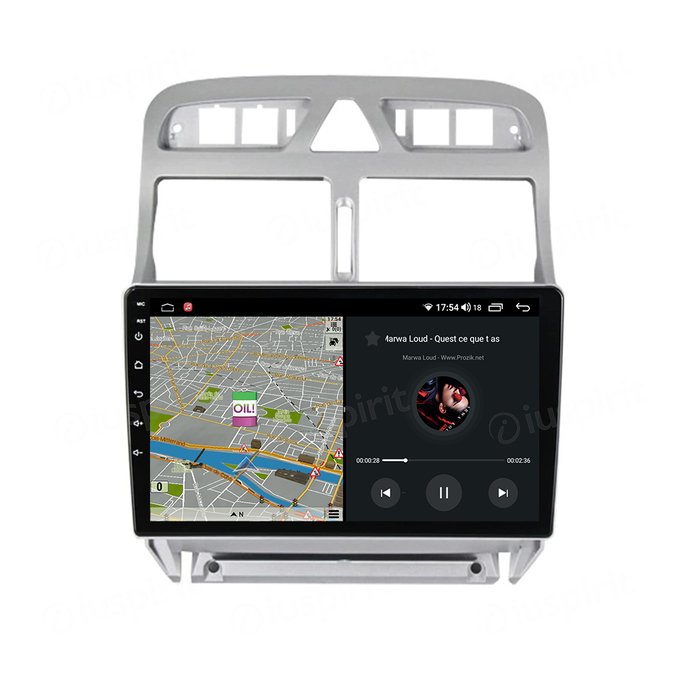 ANDROID autoradio navigatore per Peugeot 307 2002-2013 CarPlay Android Auto GPS USB WI-FI Bluetooth 4G LTE - immagine 4