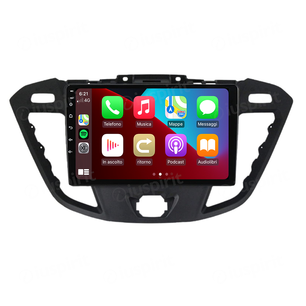 ANDROID autoradio navigatore per Ford Transit Ford Tourneo Custom 2013-2020 CarPlay Android Auto GPS USB WI-FI Bluetooth 4G LTE