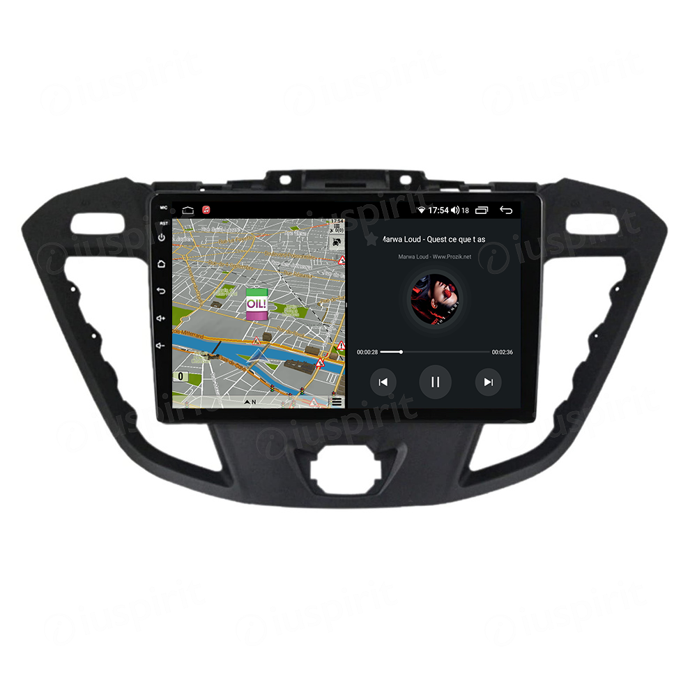 ANDROID autoradio navigatore per Ford Transit Ford Tourneo Custom 2013-2020 CarPlay Android Auto GPS USB WI-FI Bluetooth 4G LTE - immagine 4