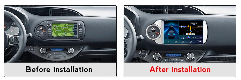 ANDROID autoradio navigatore per Toyota Yaris 2012-2017 CarPlay Android Auto GPS USB WI-FI Bluetooth 4G LTE - immagine 7