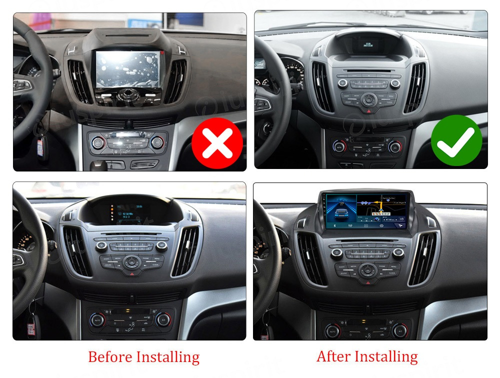 ANDROID autoradio navigatore per Ford Kuga Ford C-Max 2013-2017 CarPlay Android Auto GPS USB WI-FI Bluetooth 4G LTE - immagine 7
