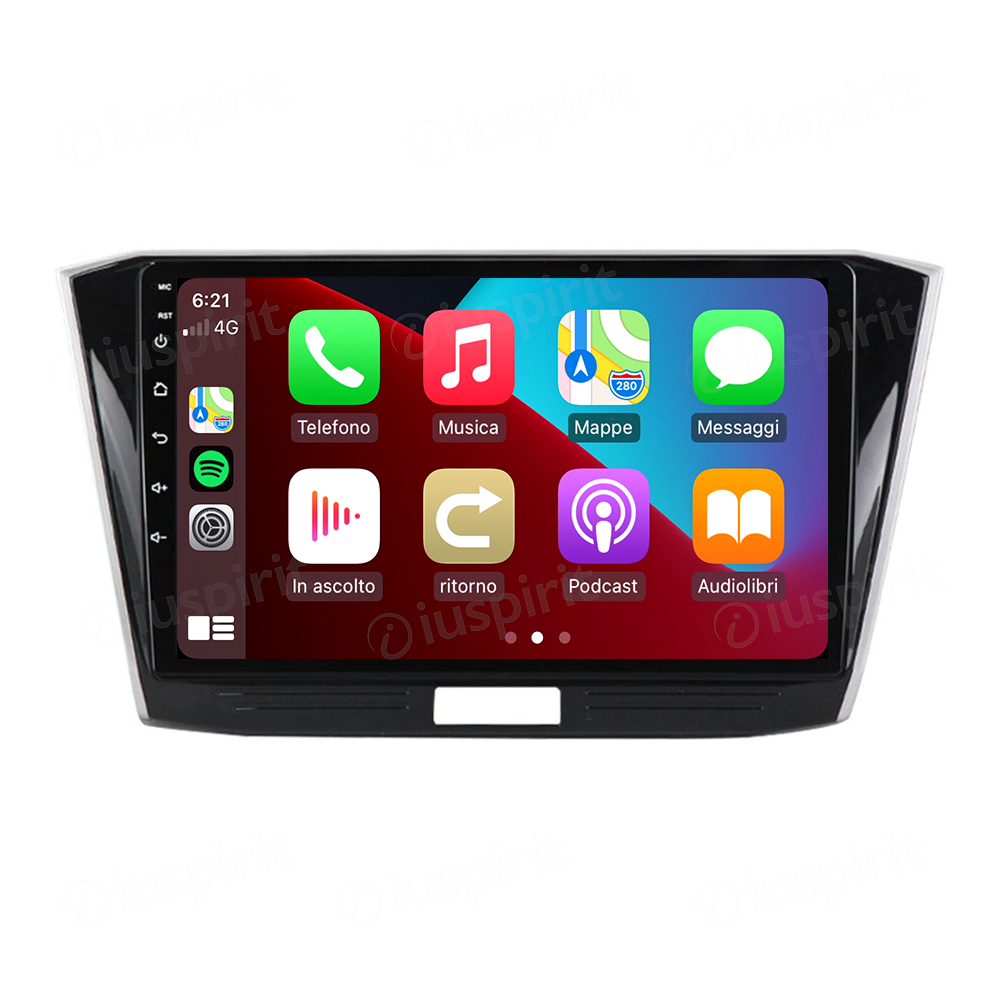 ANDROID autoradio navigatore per VW Passat B8 2015-2018 CarPlay Android Auto GPS USB WI-FI Bluetooth 4G LTE