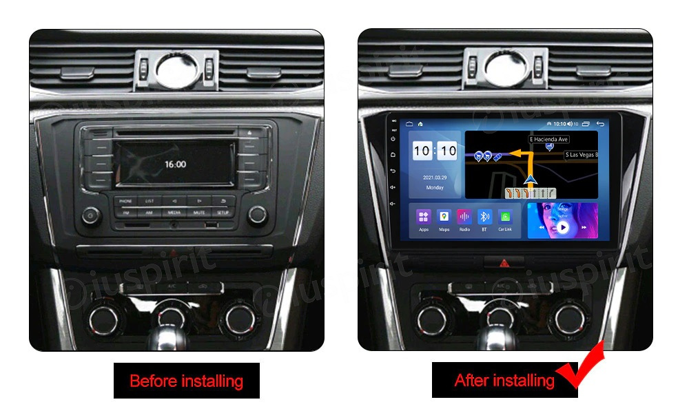 ANDROID autoradio navigatore per VW Passat B8 2015-2018 CarPlay Android Auto GPS USB WI-FI Bluetooth 4G LTE - immagine 7