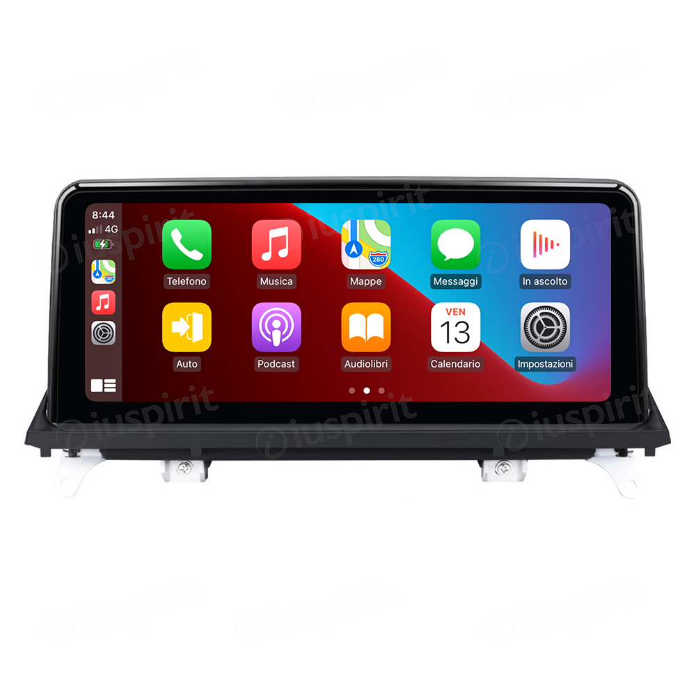 ANDROID navigatore per BMW X5 E70 BMW X6 E71 2011-2013 Sistema CIC 10.25 pollici CarPlay Android Auto WI-FI GPS 4G LTE Bluetooth 4GB RAM 64GB ROM - immagine 2