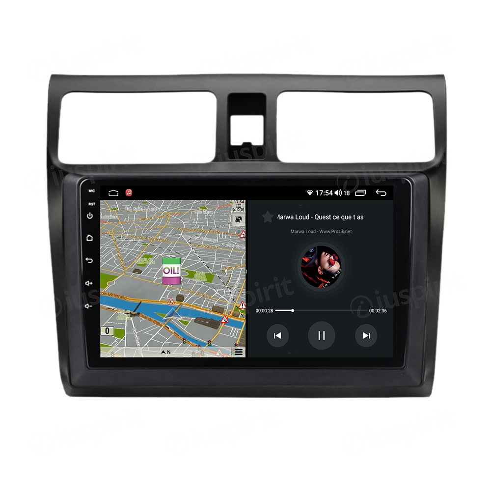 ANDROID autoradio navigatore per Suzuki Swift 2003-2010 CarPlay Android Auto GPS USB WI-FI Bluetooth 4G LTE - immagine 4
