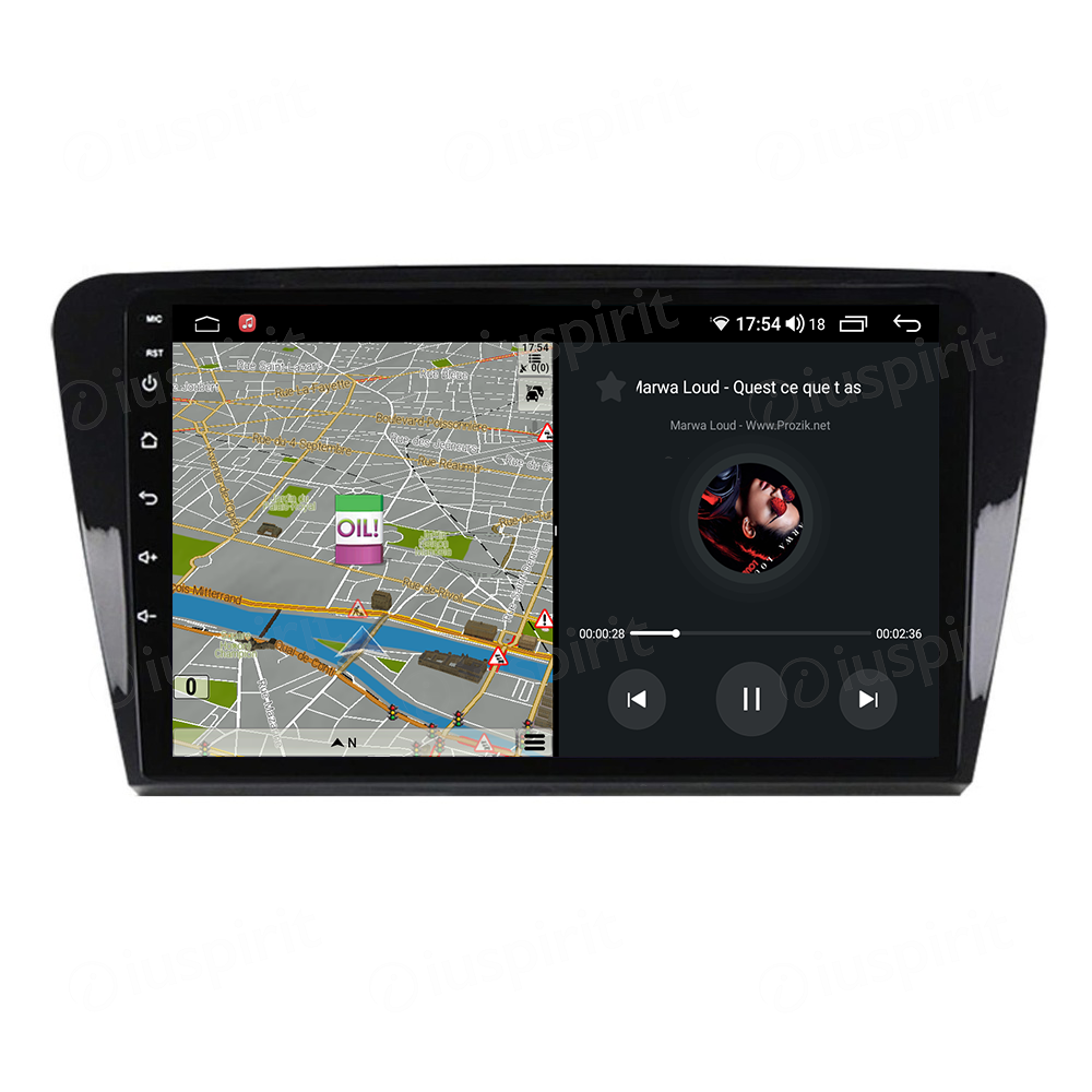 ANDROID autoradio navigatore per Skoda Octavia 2013-2018 CarPlay Android Auto GPS USB WI-FI Bluetooth 4G LTE - immagine 4