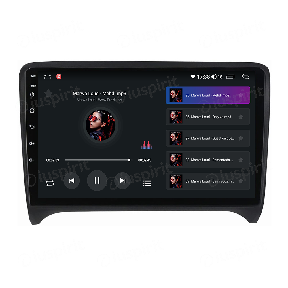 ANDROID autoradio navigatore per Audi TT 2006-2013 CarPlay Android Auto GPS USB WI-FI Bluetooth 4G LTE - immagine 6