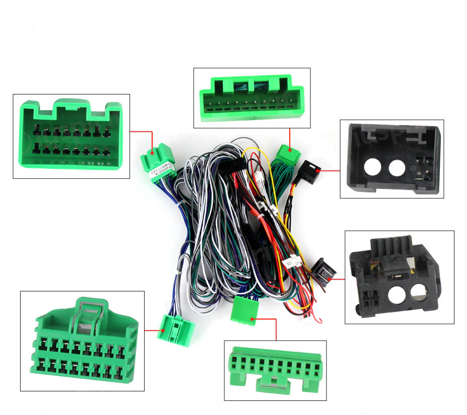 Cavo ISO per le vetture Volvo con la fibra ottica